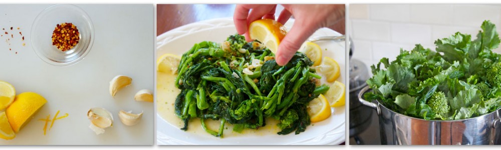 sauteed rapini header