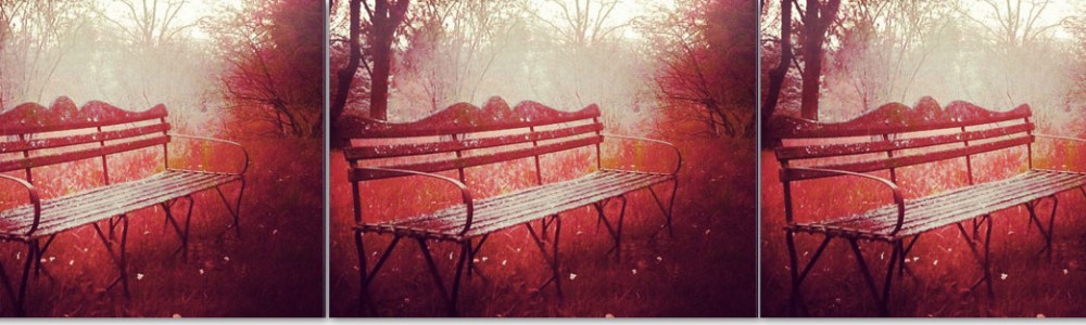 red bench header