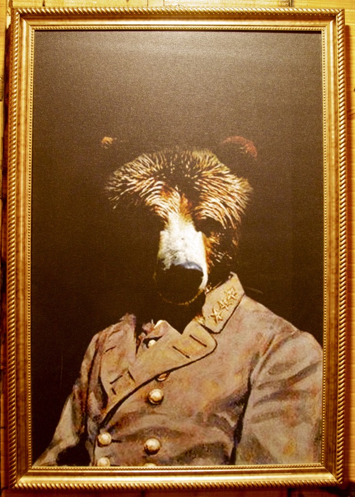 Bear painting Bareburger bear painting