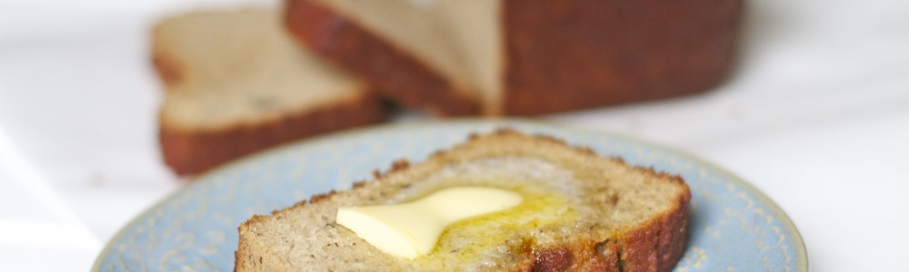 buttered banana bread