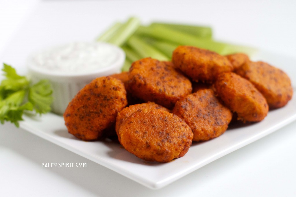 Paleo Party Recipe for Buffalo Chicken Nuggets