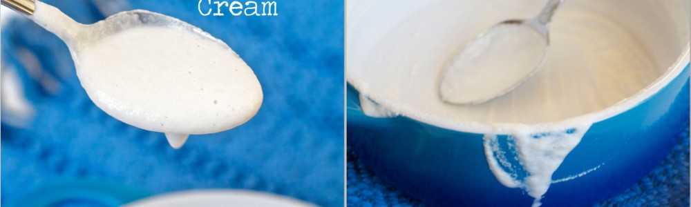 raw cashew cream