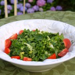 paleo kale avocado salad