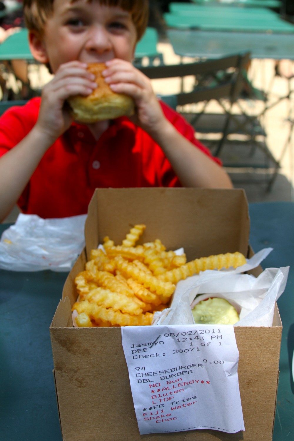 Gluten free at Shake Shack Paleo Spirit