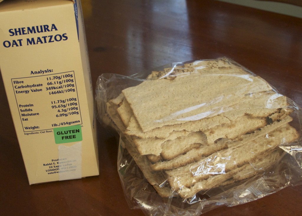 gluten free oat matzos for communion