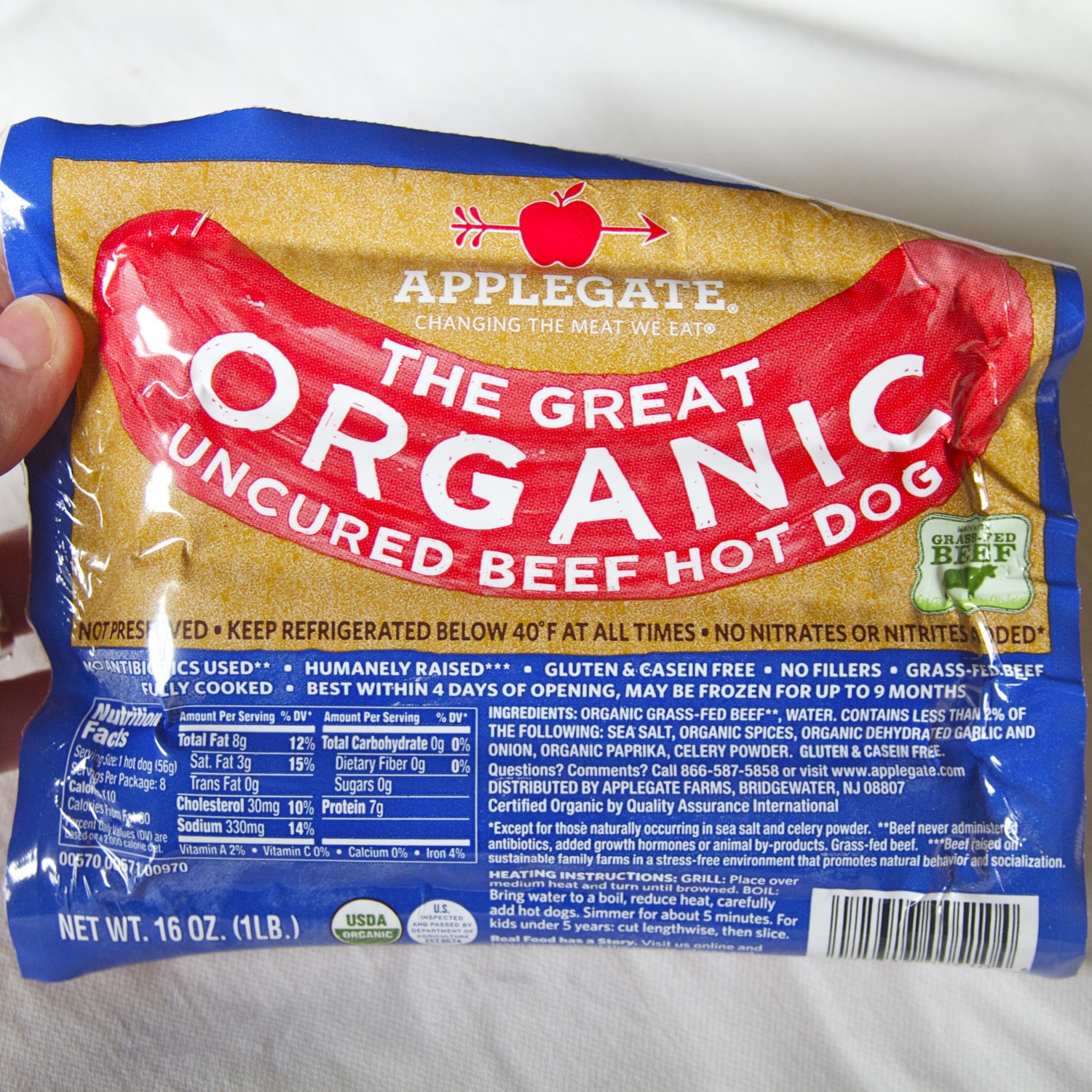 Applegate Farms Uncured Hot Dogs for a Paleo Diet