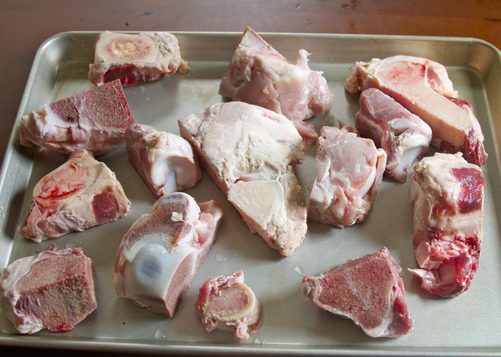 beef and veal bones for stock