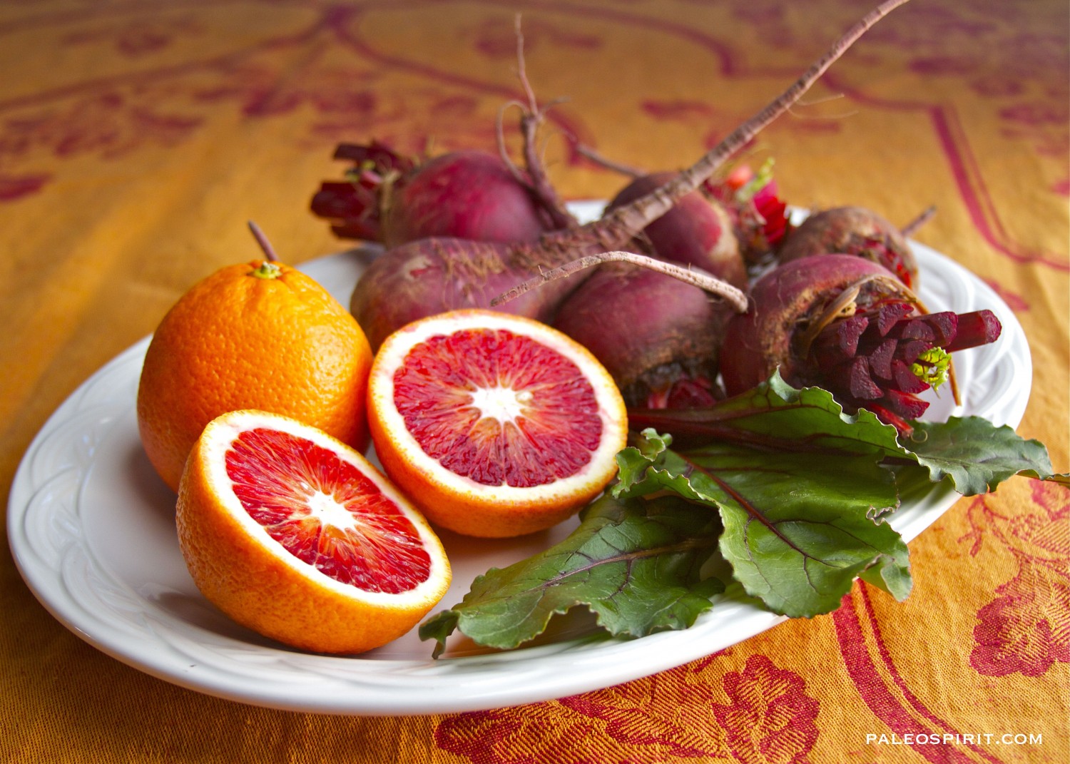 beets and blood oranges