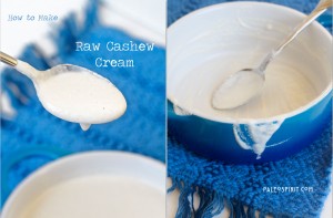 raw cashew cream