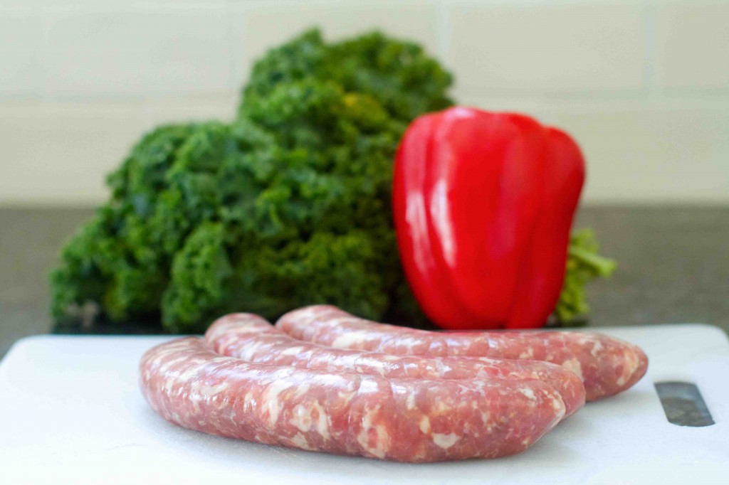 paleo sausage and kale
