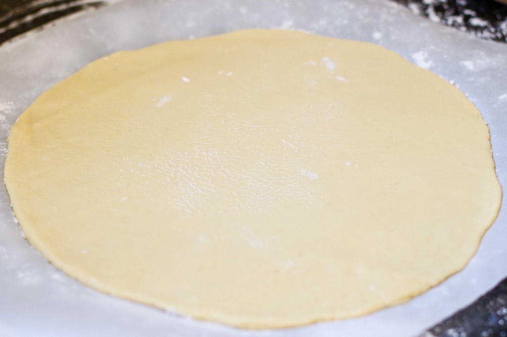 paleo pizza crust - before cooking