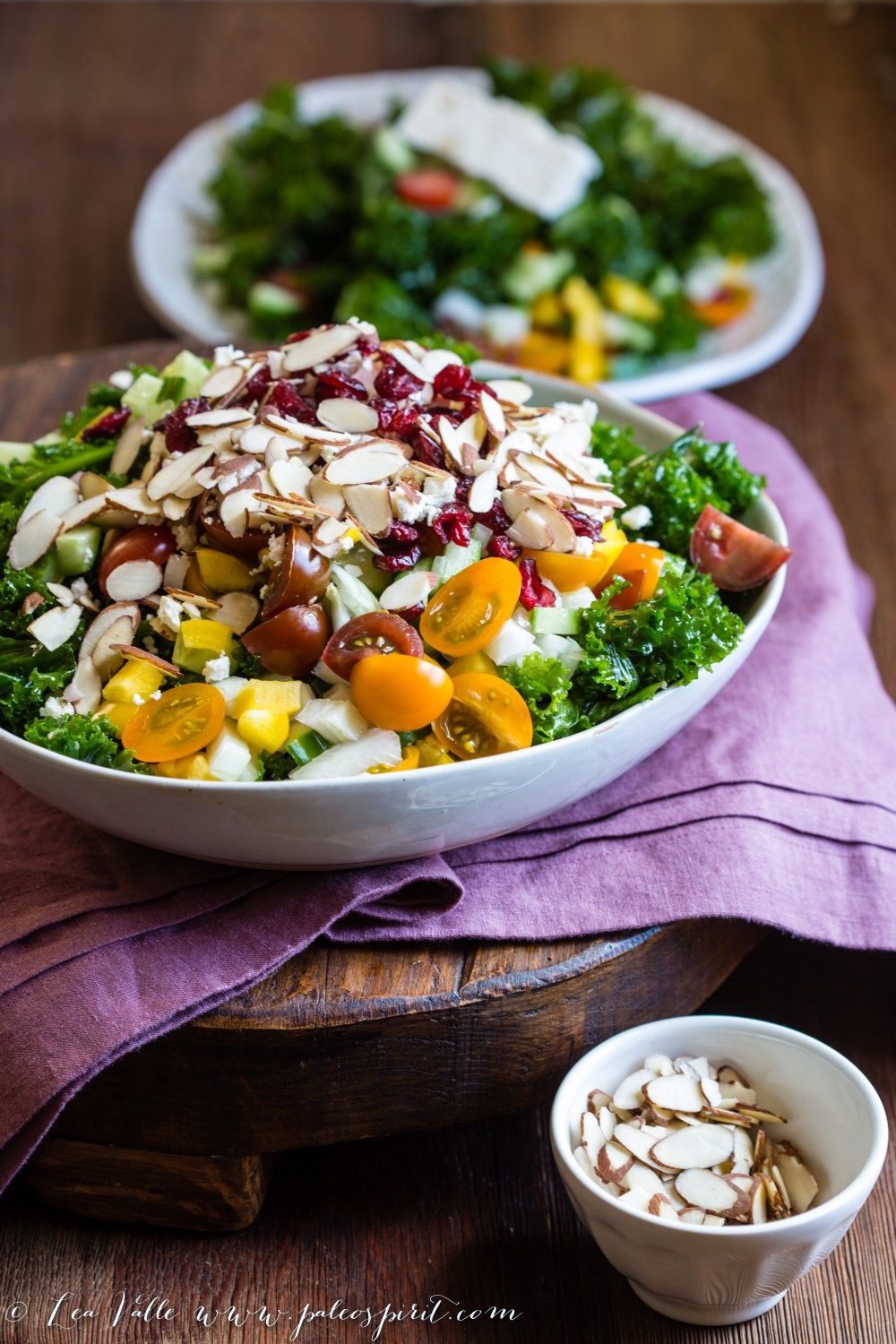 Tender Kale Salad with Lemon Vinaigrette Paleo Spirit