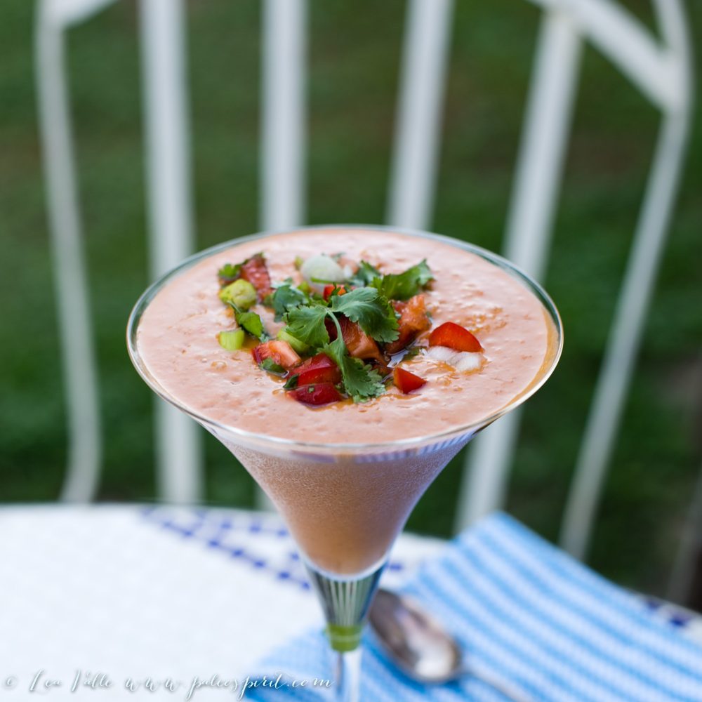 Spicy Watermelon Gazpacho Vegan and Paleo Paleo Spirit